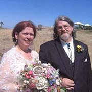 James & Joyce Downs at their wedding